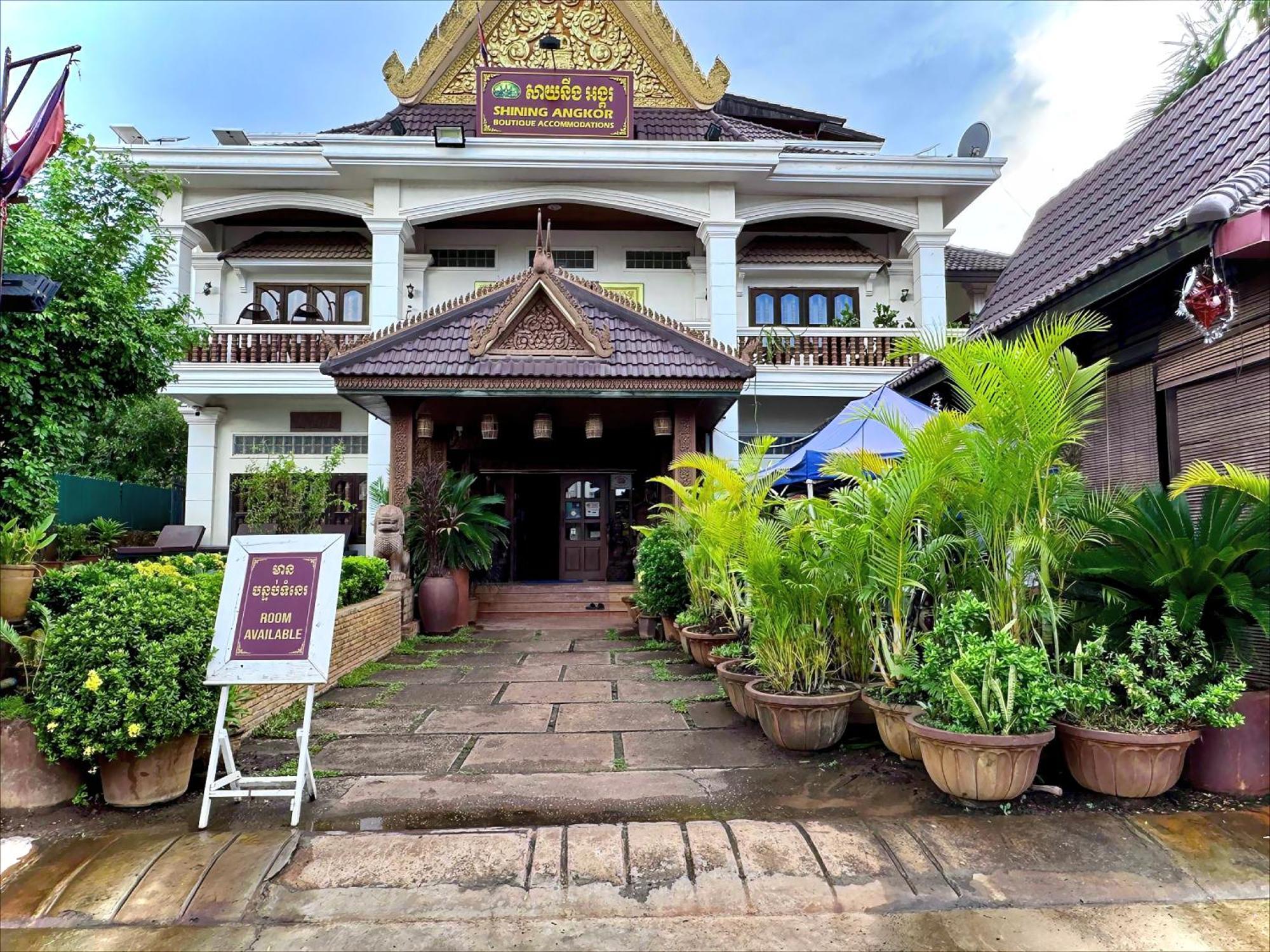 Shining Angkor Boutique Hotel Ciudad de Siem Riep Exterior foto